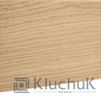 Плінтус Дерев'яний Шпонований Kluchuk Модерн 2400x18x80 мм					 (Дуб шліфований)