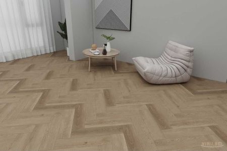 Вінілове покриття Vinilam Parquet Herringbone 2,5 мм Дуб Грін Грей 65325