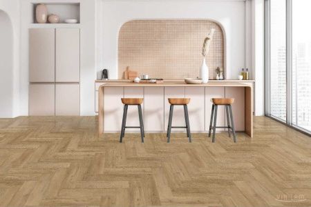 Вінілове покриття Vinilam Parquet Herringbone 2,5 мм Дуб Крафт MS1015
