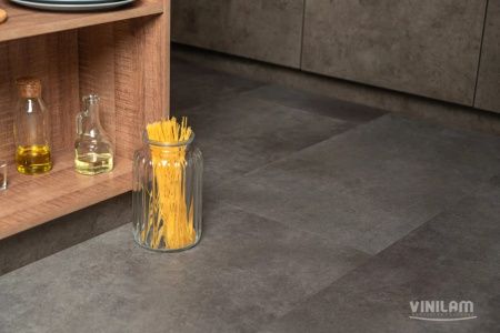 Вінілова підлога Ceramo Vinilam 2,5 мм Цемент Сталевий 71610