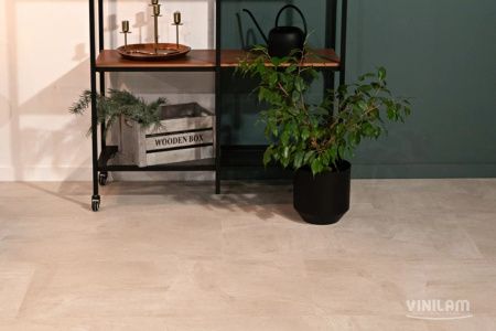 Вінілова підлога Ceramo Vinilam 2,5 мм Бетон Білий 71615