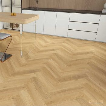 Вінілове покриття Vinilam Parquet Herringbone 2,5 мм Дуб Баррік WF 0472