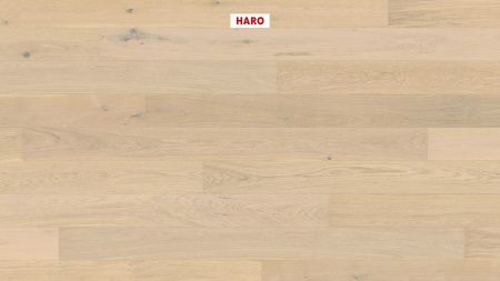Паркетна дошка Haro 2500 1-Strip Дуб Light White 548123