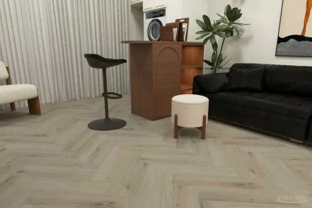 Вінілове покриття Vinilam Parquet Herringbone 2,5 мм Дуб Грейдж 643A11