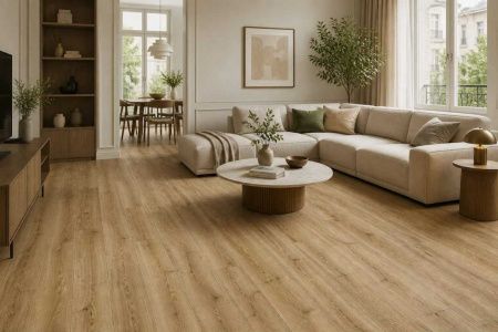 Вінілова підлога SPC Ceramo Vinilam 6,0 мм Дуб Імбир 260403