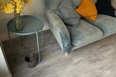 Вінілова підлога Ceramo Vinilam 2,5 мм Цемент Світлий 71614