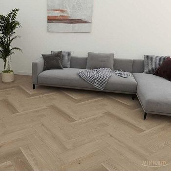 Вінілове покриття Vinilam Parquet Herringbone 2,5 мм Дуб Грін Грей 65325