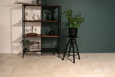 Вінілова підлога Ceramo Vinilam 2,5 мм Бетон Білий 71615