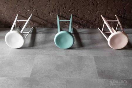 Вінілова підлога Ceramo Vinilam 2,5 мм Цемент 61609