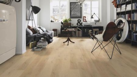Вінілове покриття Wineo 400 DB Wood L Plain Oak Beige DB281WL