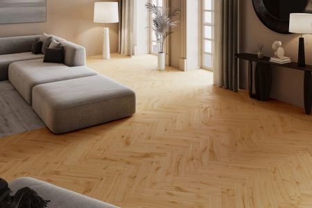 Вінілова підлога SPC Barlnek Next Step Herringbone Дуб Ginger DP5000027
