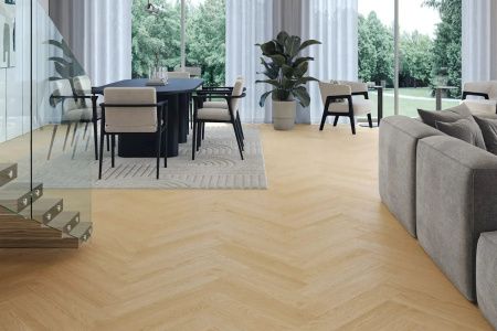 Вінілова підлога SPC Barlnek Next Step Herringbone Дуб Cream DP5000036