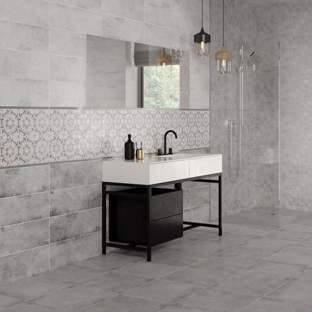 Плитка Настінна Cersanit Concrete Style Декор Inserto Geometric 20x60 см WD475-007