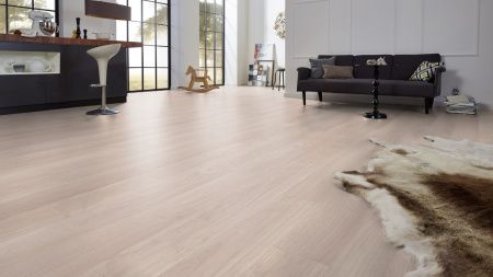 Ламінат Kronotex Exquisit Дуб Вейвлесс Білий D2873 фото в інтернет-магазині 1Floor