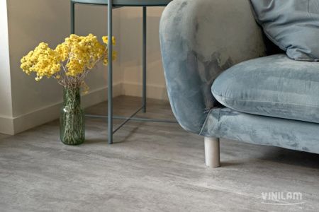 Вінілова підлога Ceramo Vinilam 2,5 мм Цемент Світлий 71614
