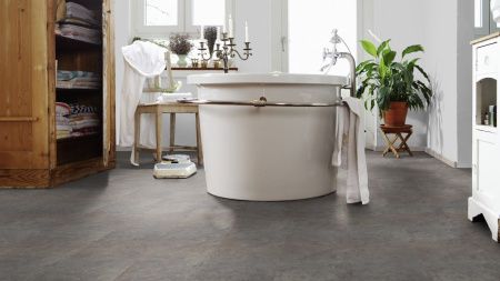 Вінілове покриття Wineo 400 DB Stone Industrial Concrete Dark DB304SL