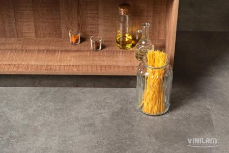 Вінілова підлога Ceramo Vinilam 2,5 мм Цемент Сталевий 71610