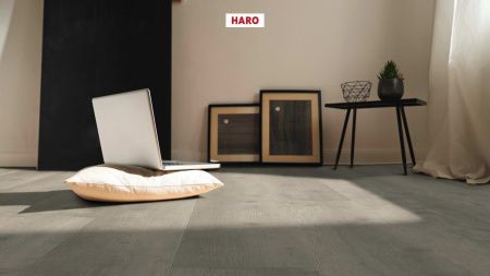 Ламінат Haro Tritty 100 Gran Via Дуб Бергамо Срібно-Сірий 541513 фото в інтернет-магазині 1Floor