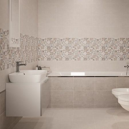 Плитка Настінна Cersanit Margo Light Grey 25x40 см W328-001-1