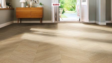 Ламінат Haro Tritty 200 Aqua Chevron Oak Puro 545179 фото в інтернет-магазині 1Floor